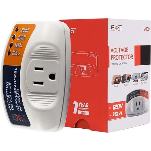 One Outlet Plug in Voltage Protector for Home Protects Refrigerator/TV/PC 120V - Picture 3 of 6